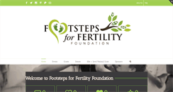 Desktop Screenshot of footstepsforfertility.org